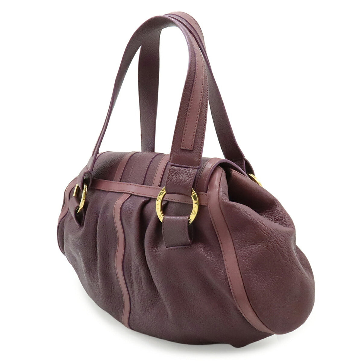 Bvlgari Purple Handbag Shoulder Bag (Pre-Owned)