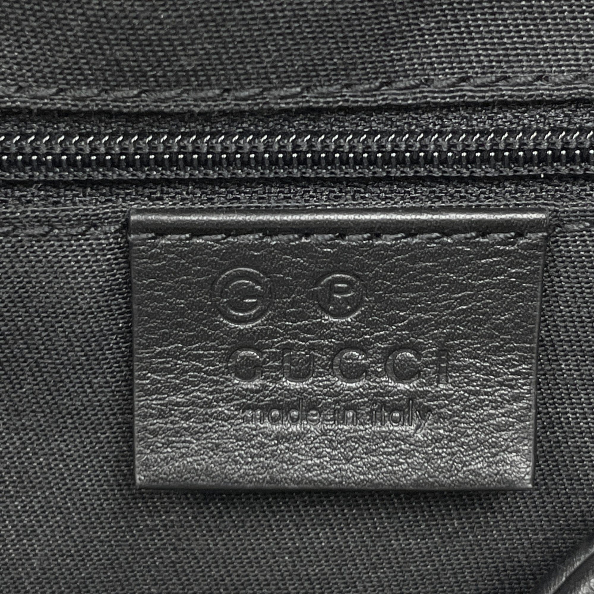 Gucci Black Leather Clutch Bag (Pre-Owned)