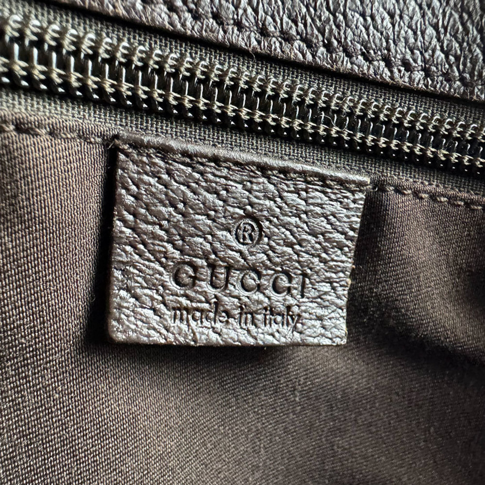 Gucci Brown Gg Canvas Leather Shoulder Bag (Pre-Owned)