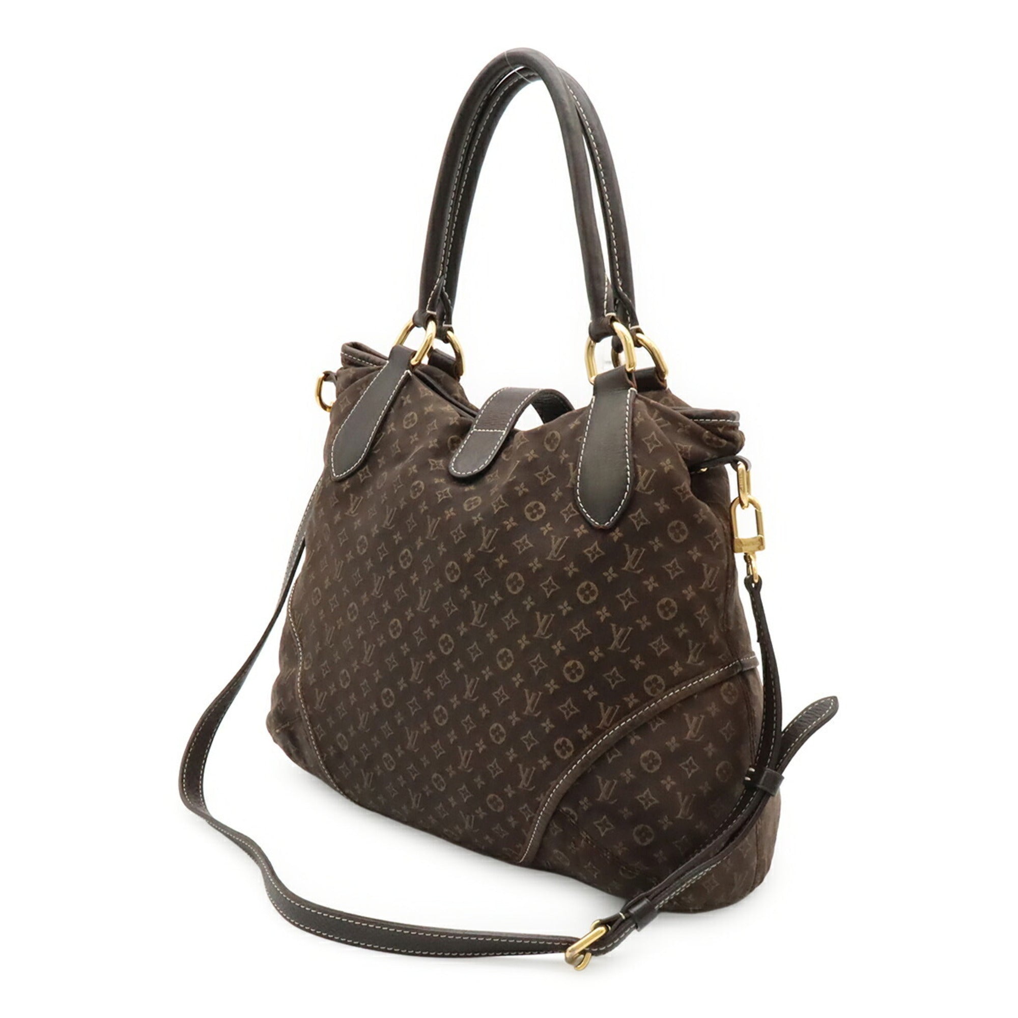 Louis Vuitton Brown Fusain Monogram Idylle Shoulder Bag Tote Bag (Pre-Owned)