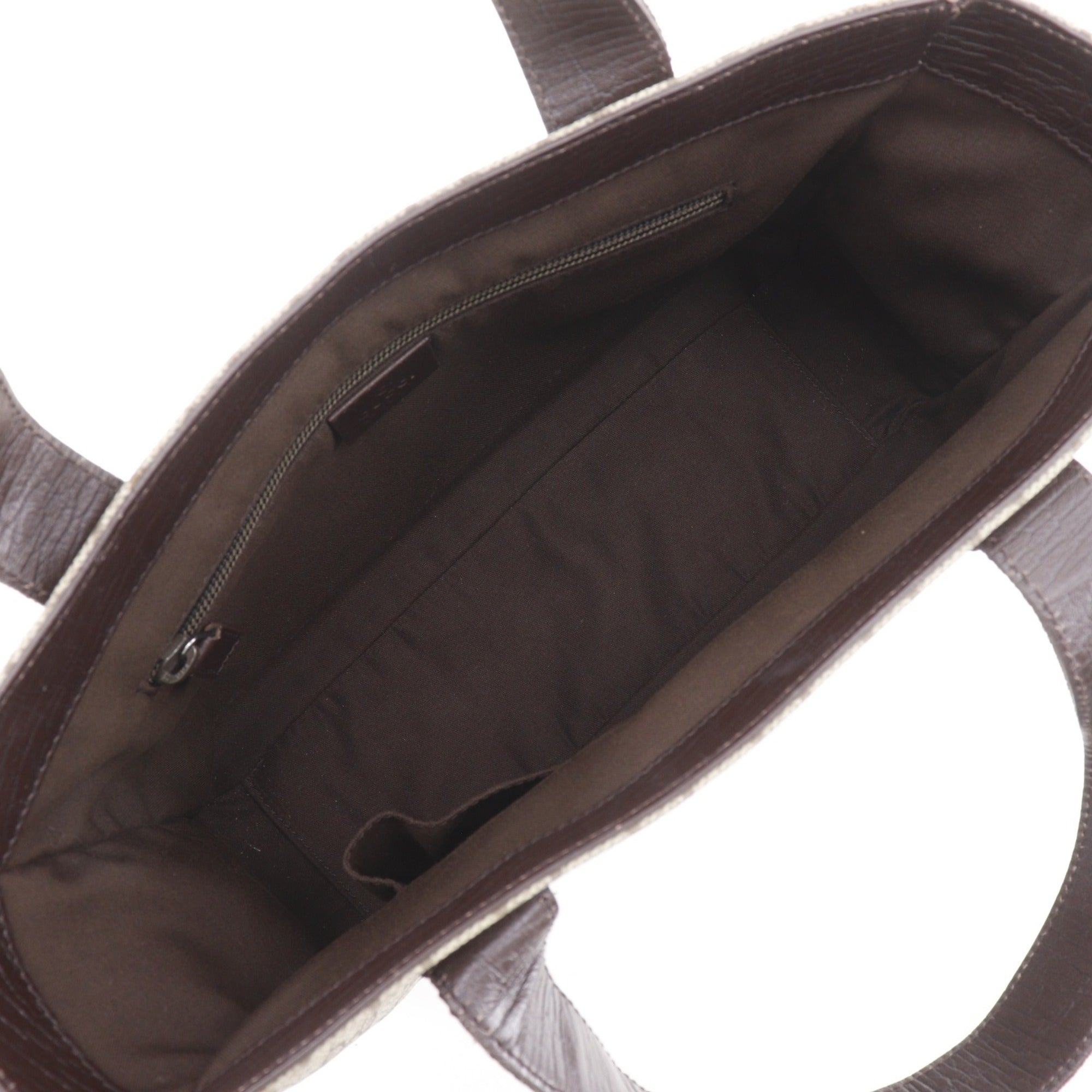 Gucci Brown Gg Supreme Tote Bag (Pre-Owned)