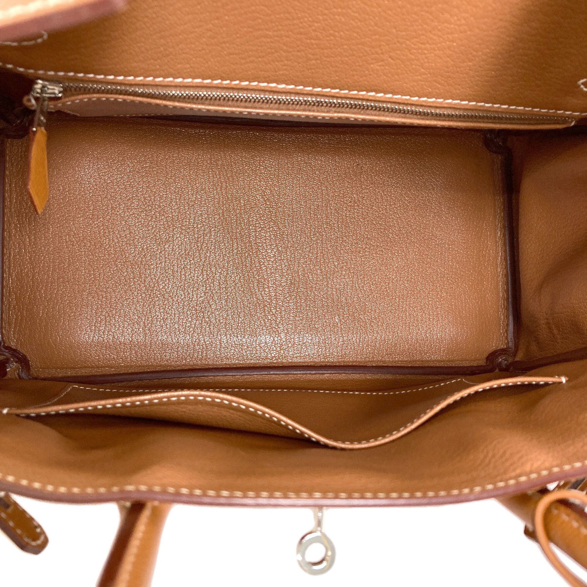Hermes Gold Epsom Leather Handbag (Pre-Owned)