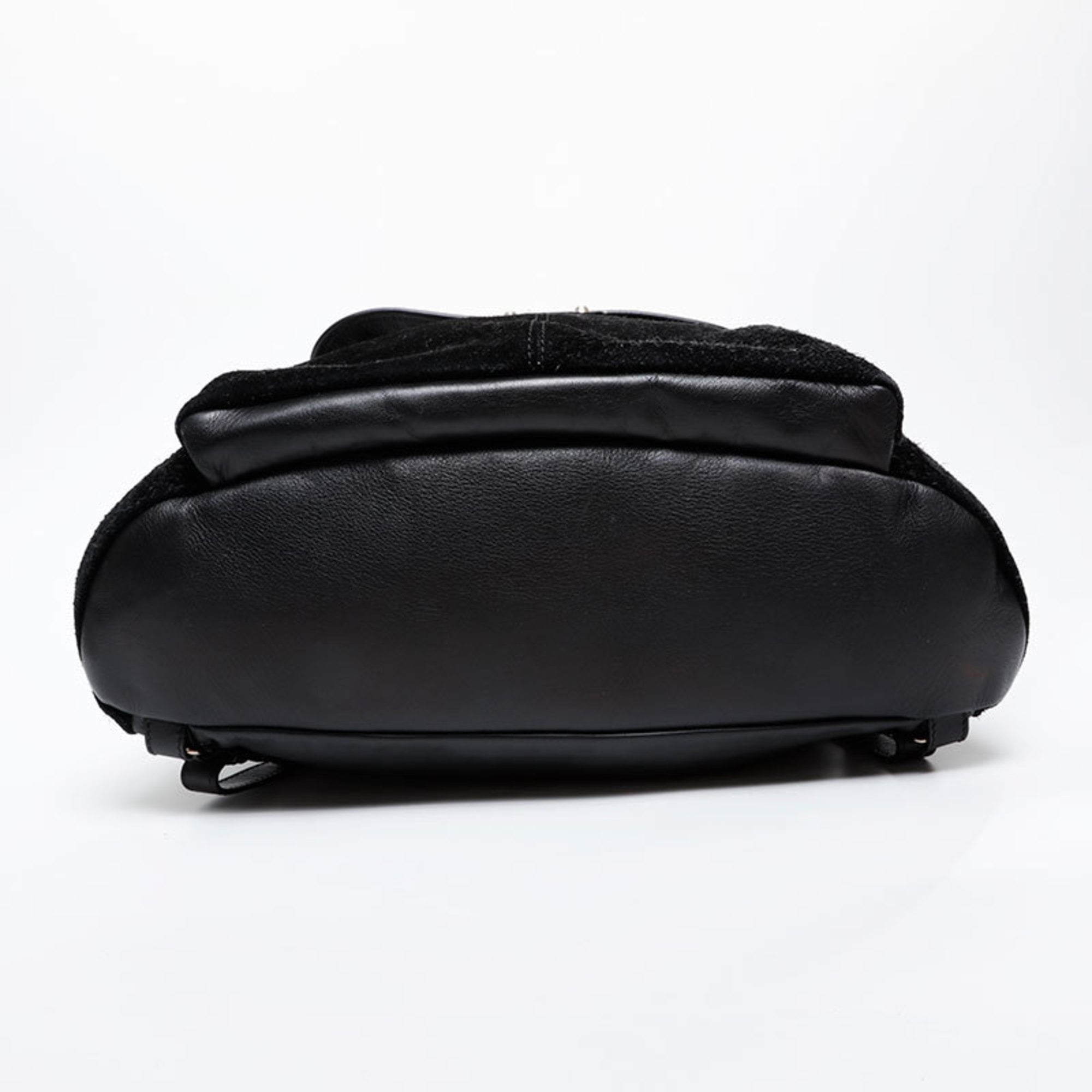 Balenciaga Black Leather Suede Backpack (Pre-Owned)