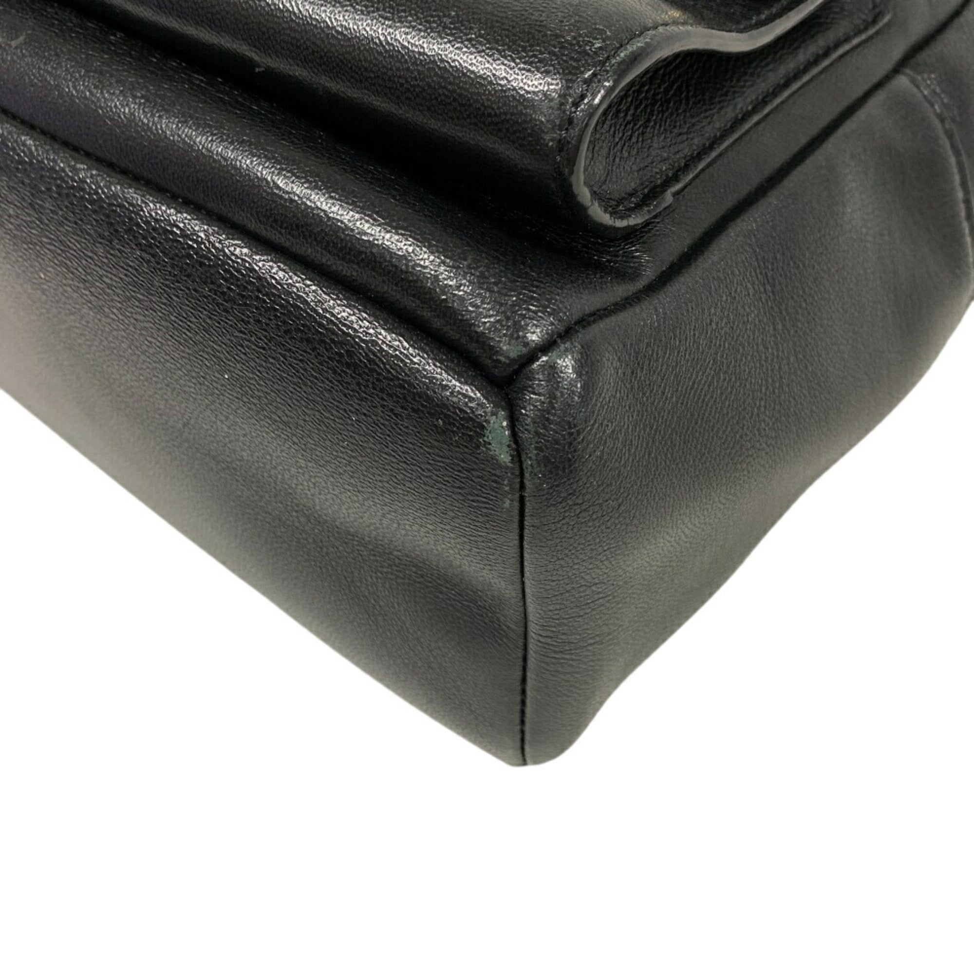 Jimmy Choo Black Leather Backpack (Pre-Owned)