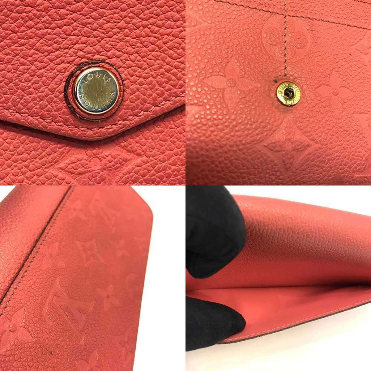 Louis Vuitton Monogram Empreinte Monogram Empreinte Long Wallet (Bi-Fold) (Pre-Owned)