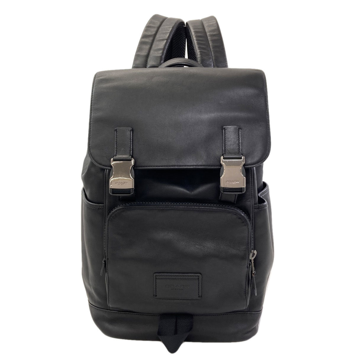 Coach Black Leather Backpack (Pre-Owned)