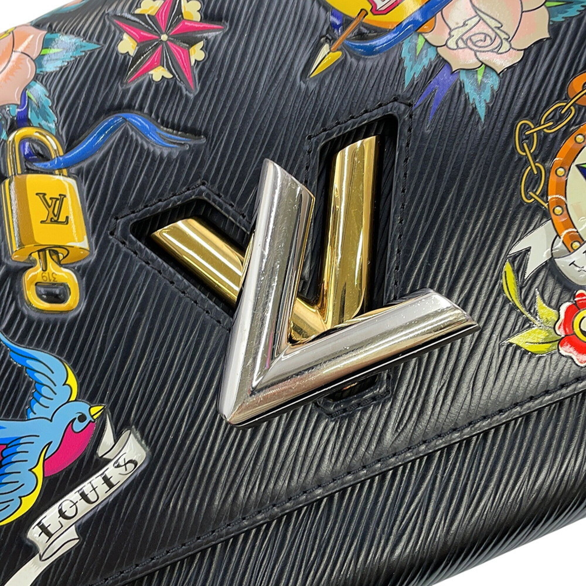 Louis Vuitton Epi Black Noir Epi Leather Handbag Shoulder Bag (Pre-Owned)