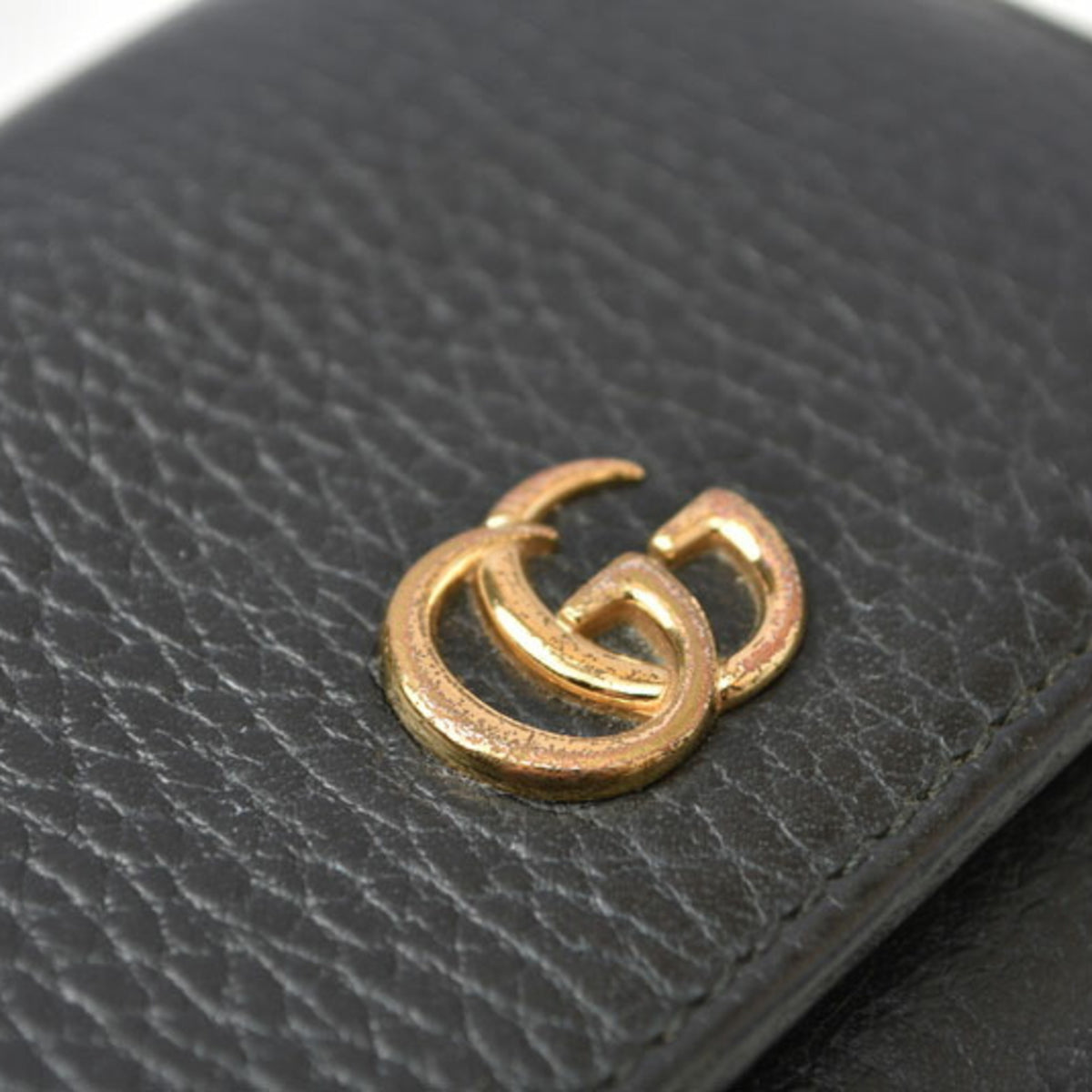 Gucci Black Leather Wallet (Tri-Fold) (Pre-Owned)