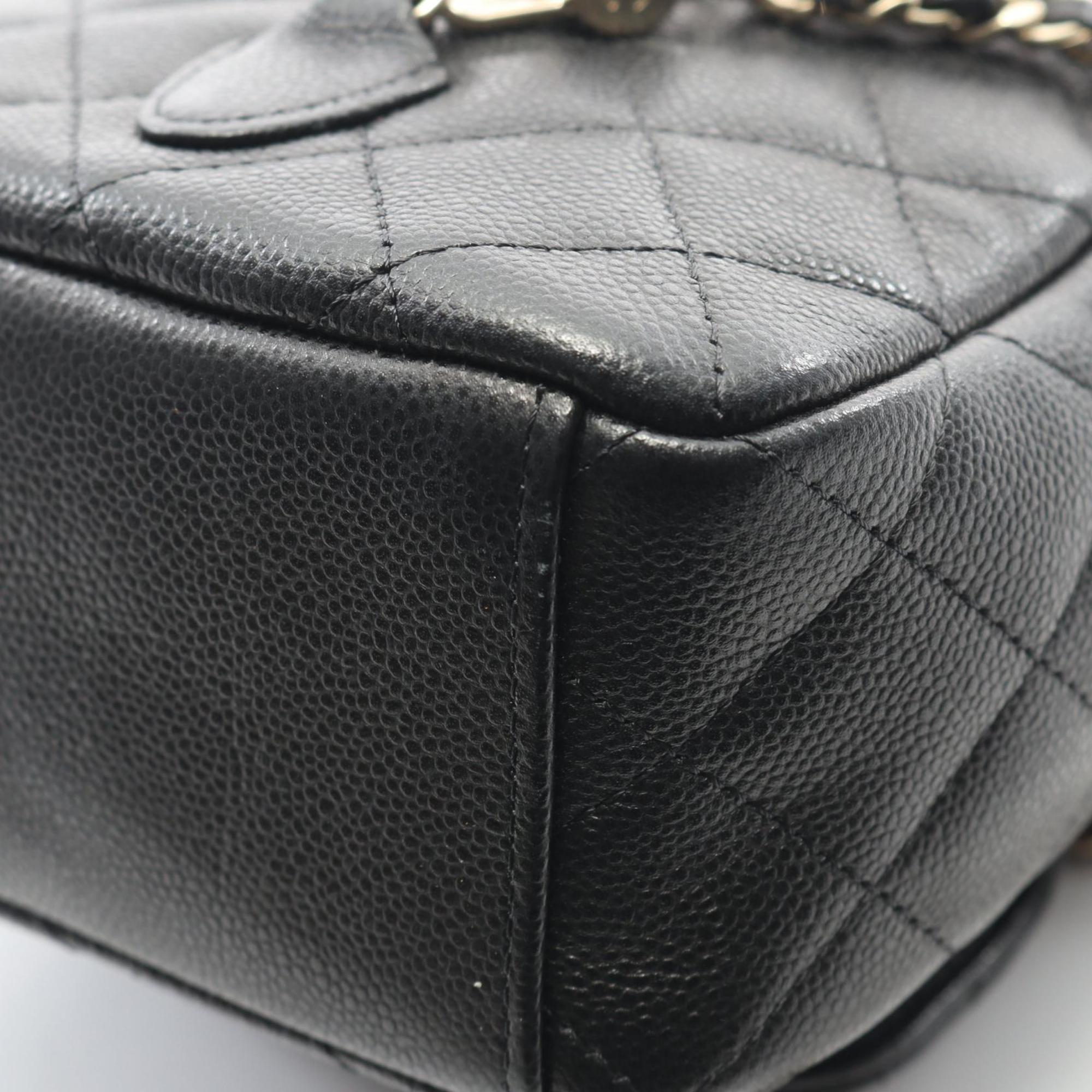 Chanel Black Grained Calfskin Backpack (Pre-Owned)