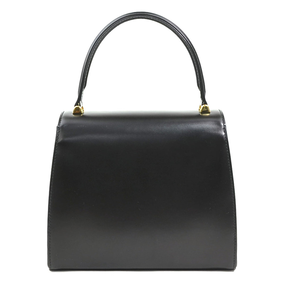 Louis Vuitton Black Leather Handbag (Pre-Owned)