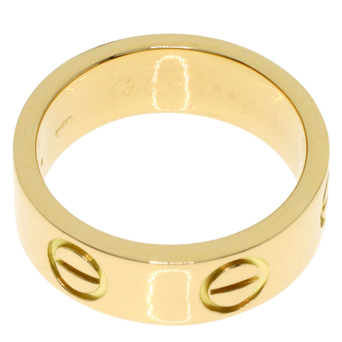 Cartier Love Yellow Gold (18K) Band Ring (Pre-Owned)