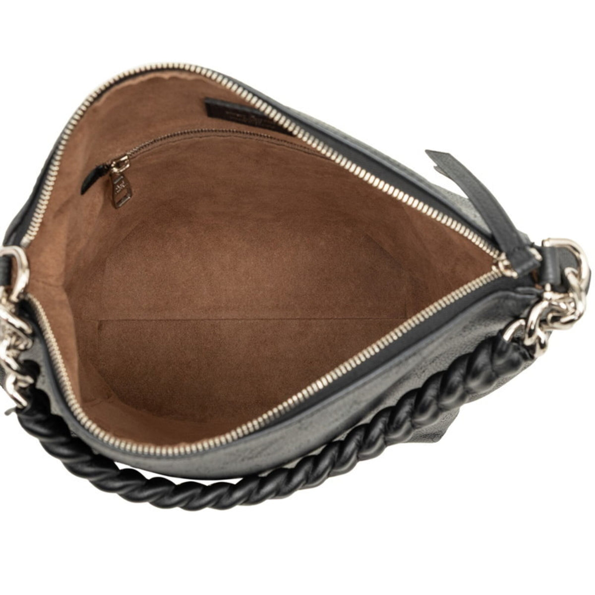 Louis Vuitton Mahina Black Leather Handbag Shoulder Bag (Pre-Owned)