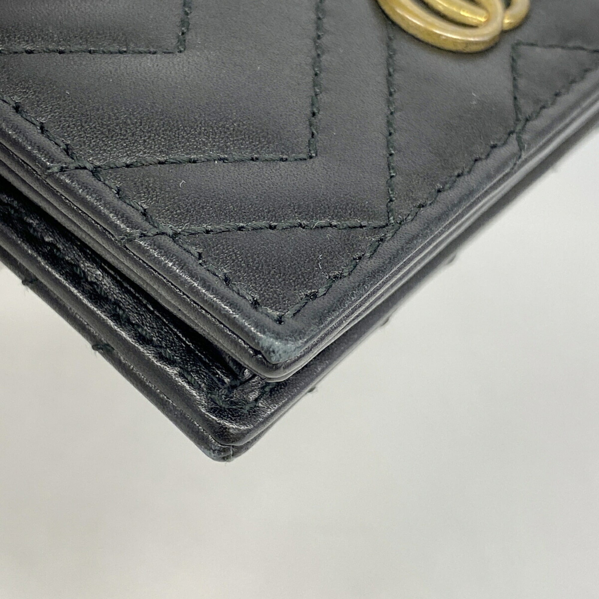 Gucci Black Leather Wallet (Bi-Fold) (Pre-Owned)