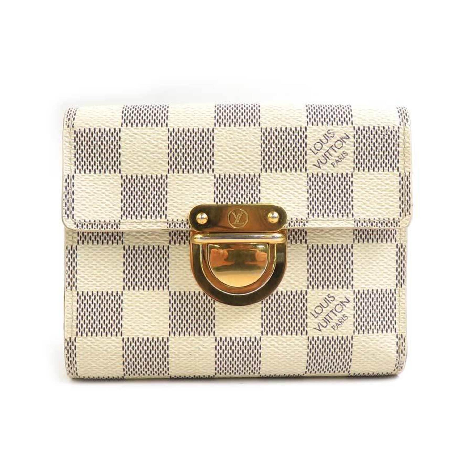 Louis Vuitton Ivory Damier Azur Wallet (Bi-Fold) (Pre-Owned)