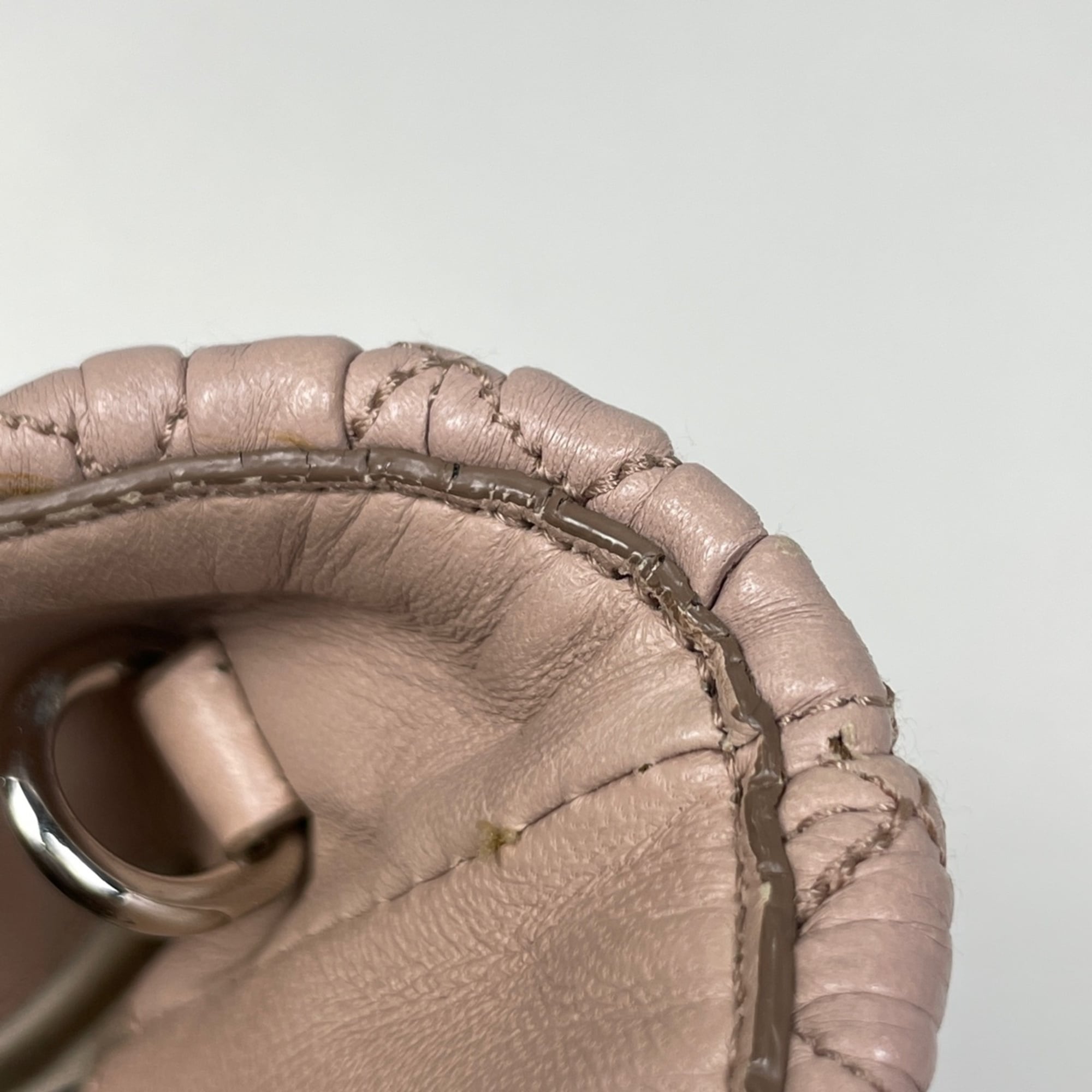 Miu Miu Pink Leather Handbag Shoulder Bag (Pre-Owned)