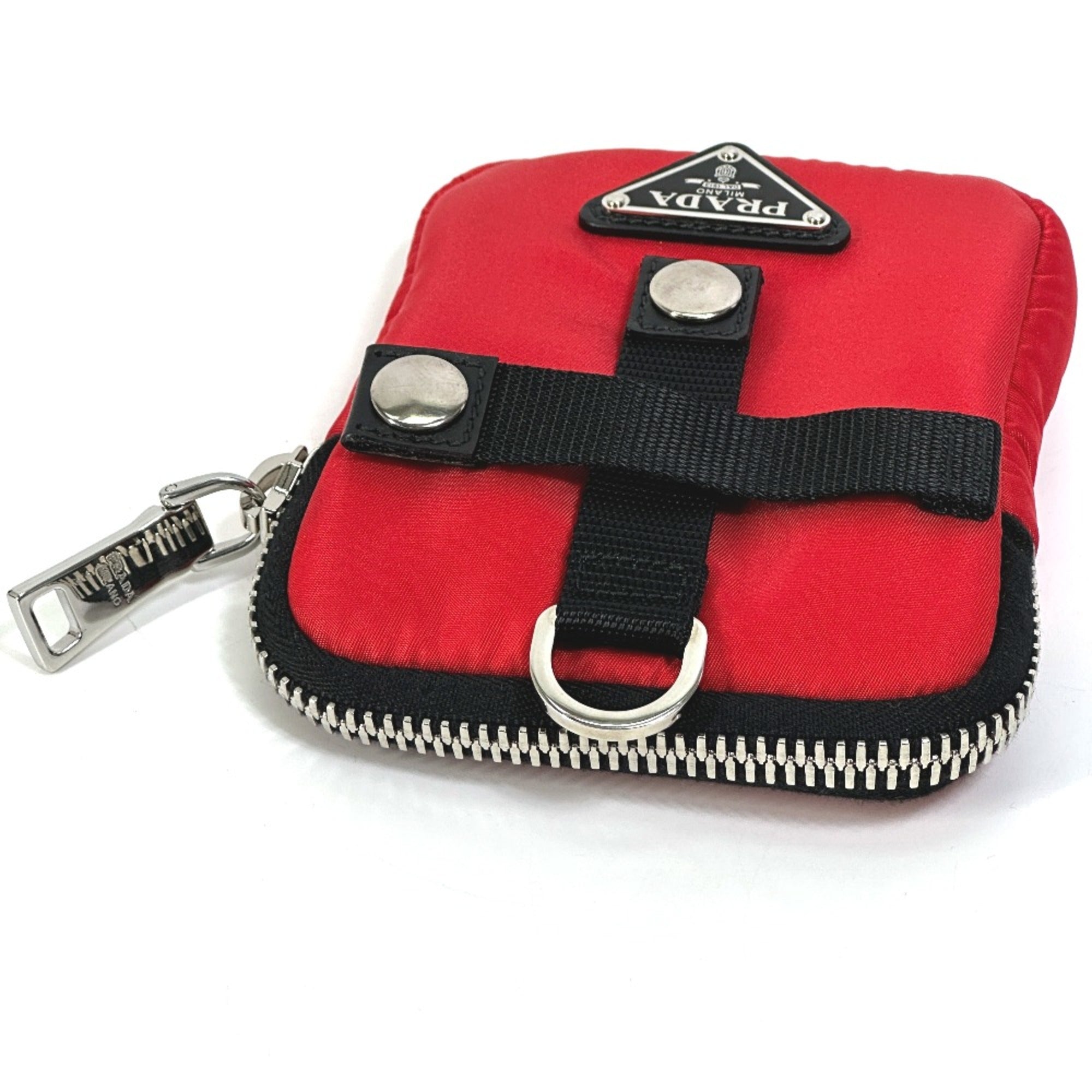Prada Red Cloth Pouch (Pre-Owned)