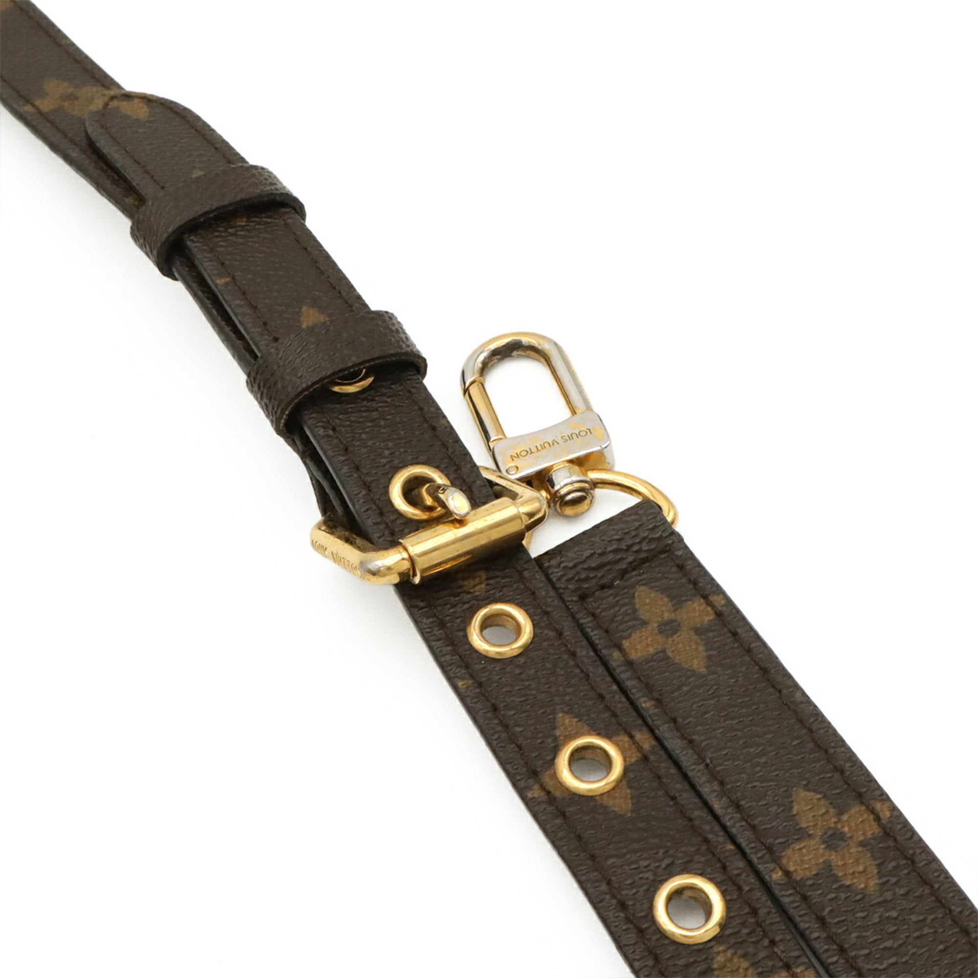 Louis Vuitton Brown Galle Monogram Monogram Clutch Bag Handbag Pochette Shoulder Bag (Pre-Owned)