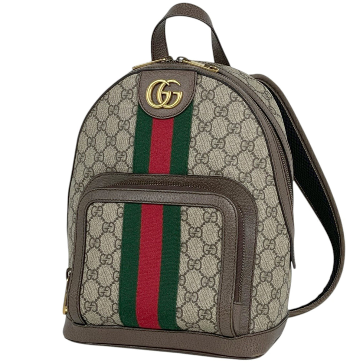 Gucci Beige Gg Supreme Leather Backpack (Pre-Owned)
