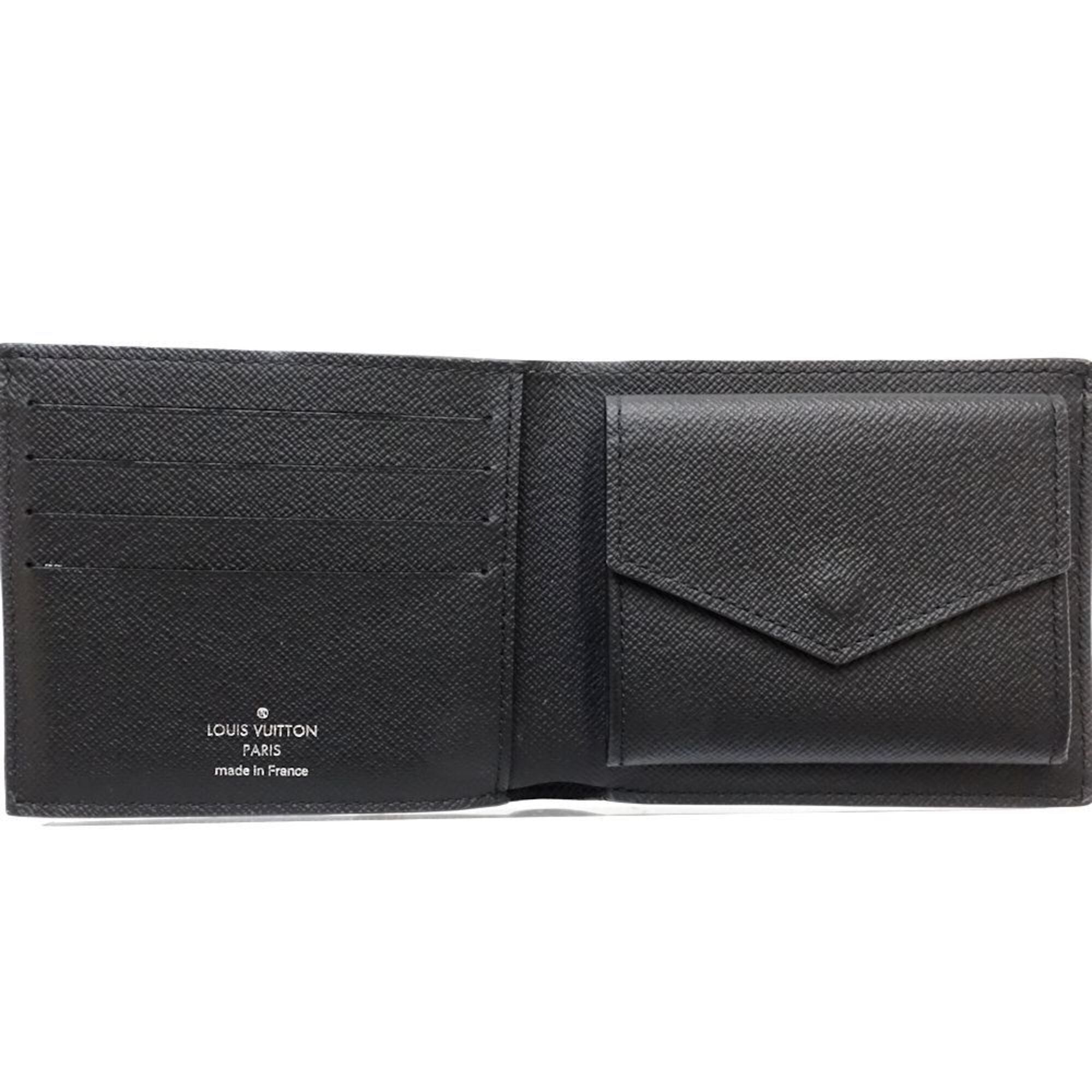 Louis Vuitton Monogram Eclipse Noir Monogram Eclipse Wallet (Bi-Fold) (Pre-Owned)