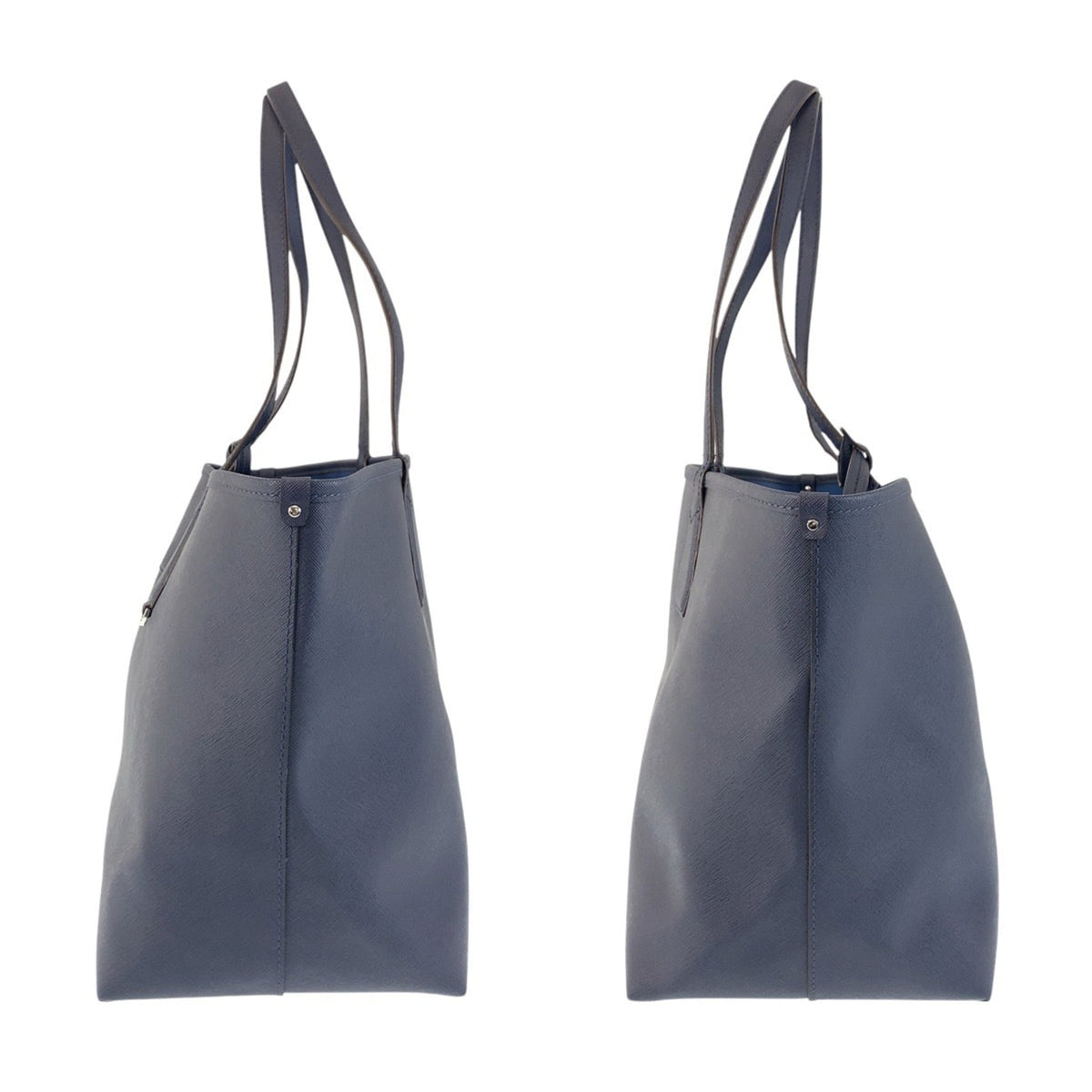 Michael Kors Navy Leather Pouch Shoulder Bag Tote Bag (Pre-Owned)