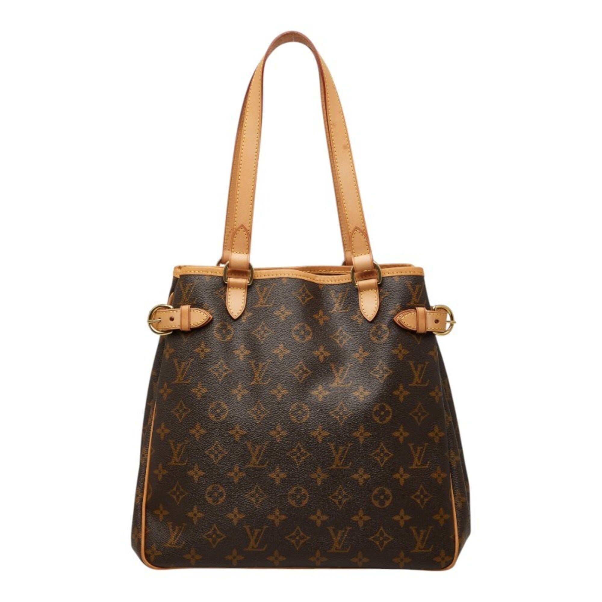 Louis Vuitton Brown Pvc Leather Shoulder Bag Tote Bag (Pre-Owned)