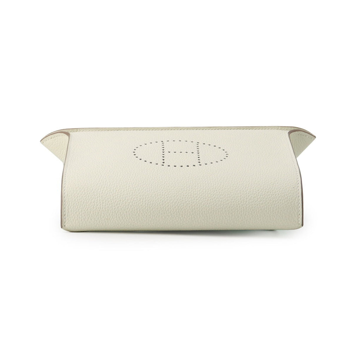Hermes Ivory Togo Leather Handbag Shoulder Bag (Pre-Owned)