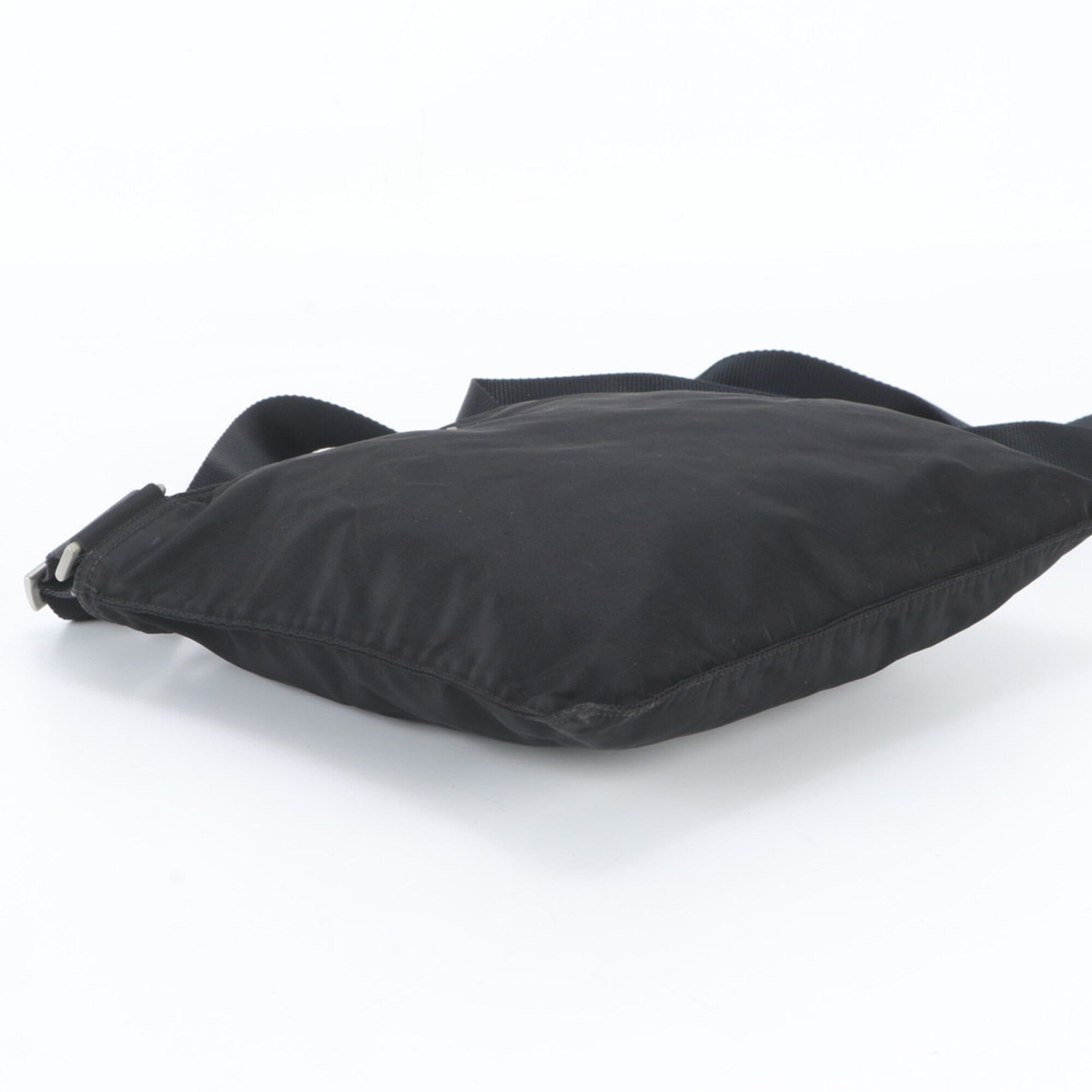 Prada Black Messenger Bag Shoulder Bag (Pre-Owned)