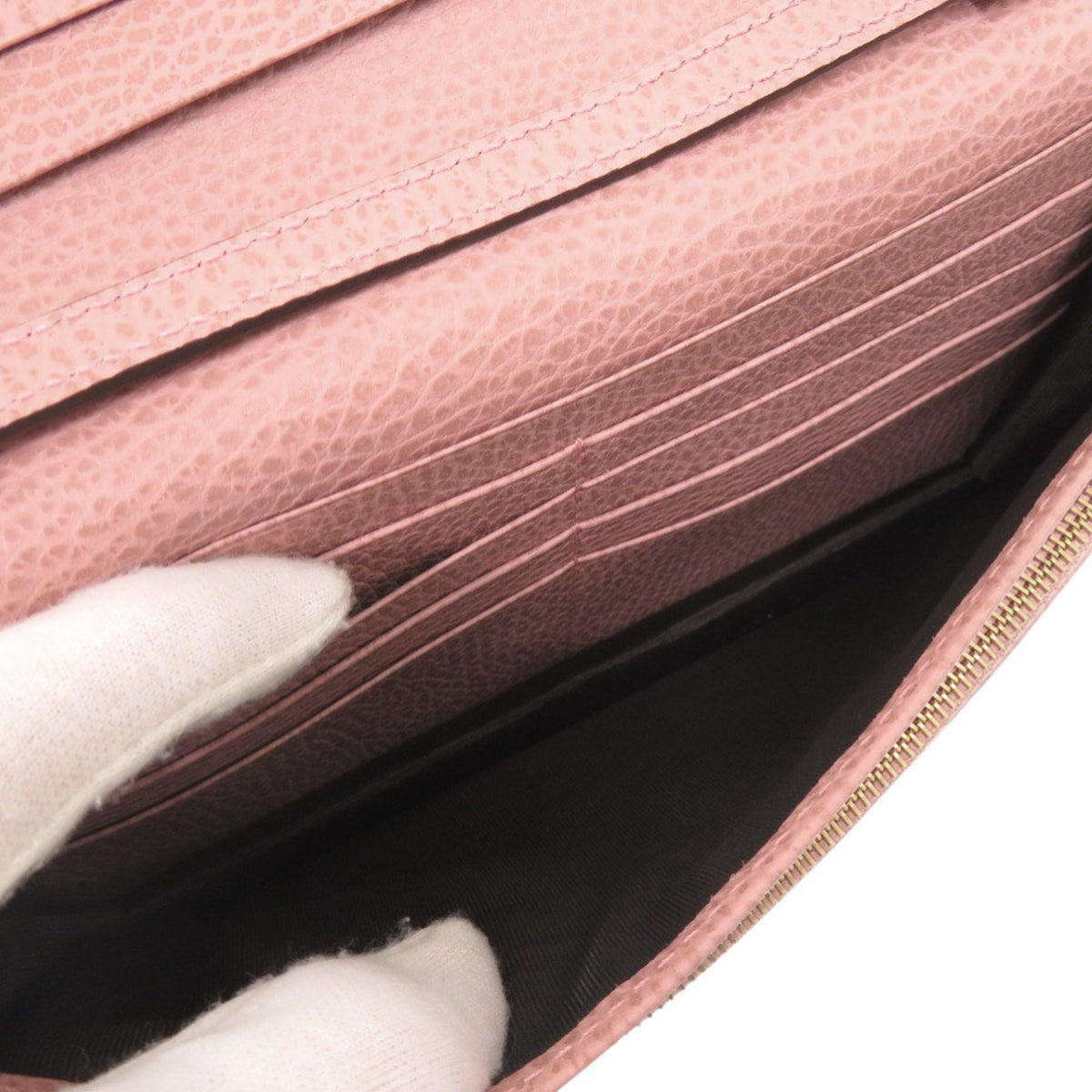 Gucci Pink Leather Shoulder Bag (Pre-Owned)