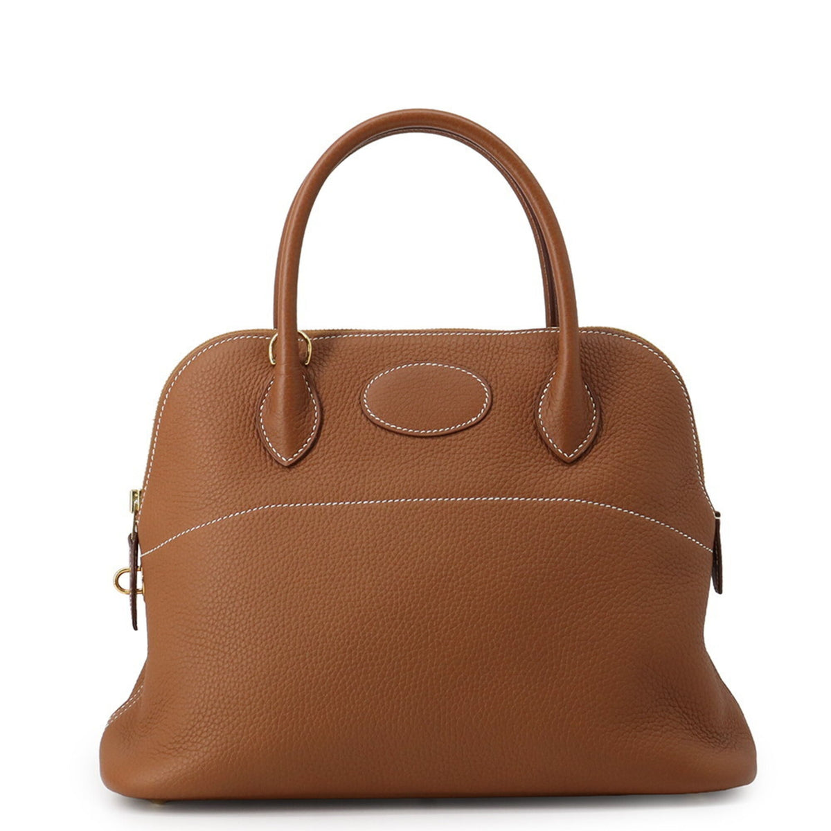 Hermes Brown Taurillon Clemence Leather Handbag Shoulder Bag (Pre-Owned)