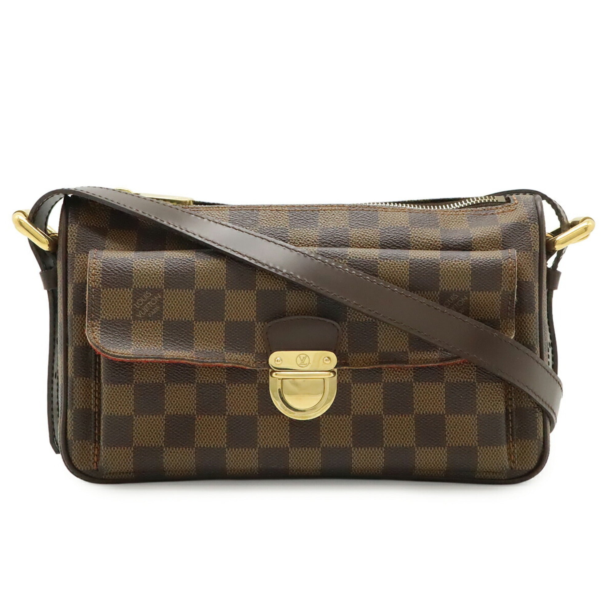 Louis Vuitton Brown Damier Canvas Damier Canvas Pvc Shoulder Bag (Pre-Owned)