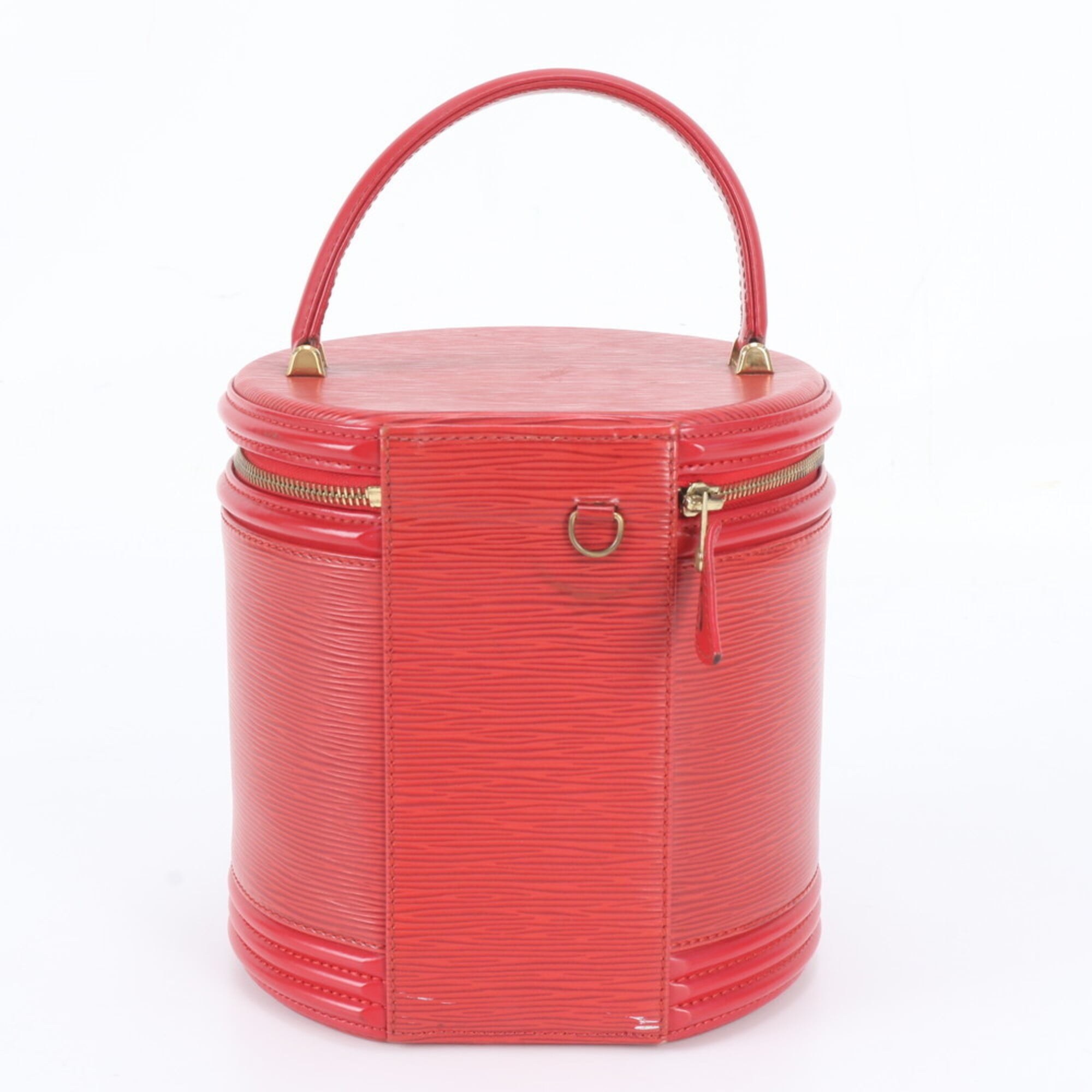 Louis Vuitton Castilian Red Leather Handbag (Pre-Owned)