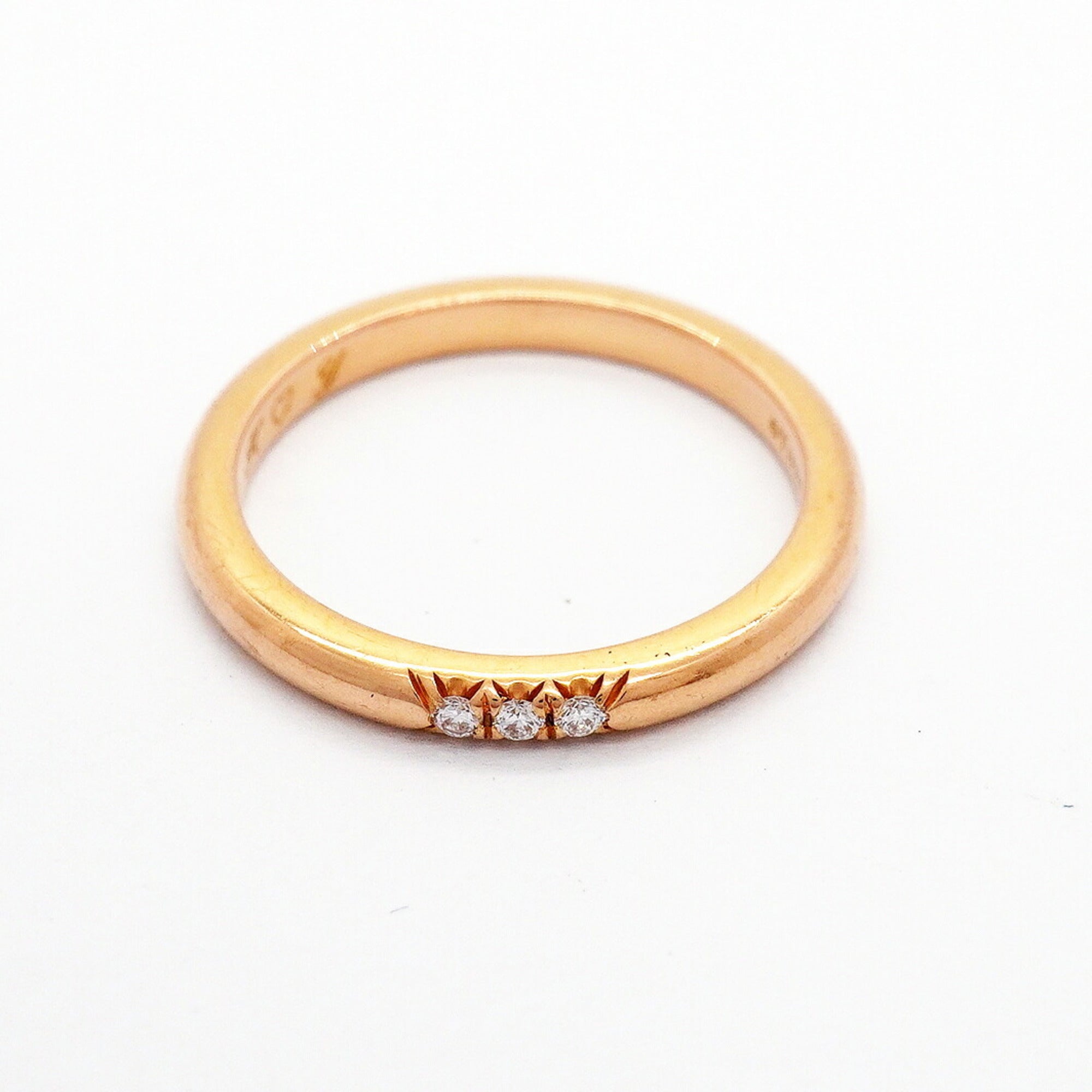 Tiffany Pink Gold (18K) Band Ring (Pre-Owned)