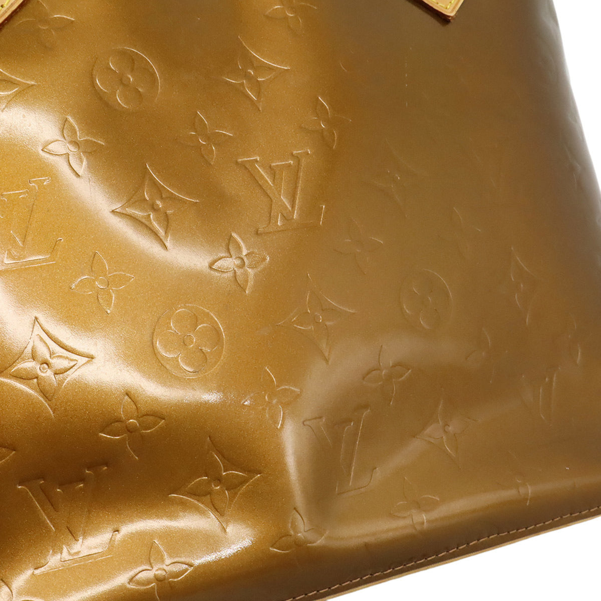 Louis Vuitton Monogram Vernis Bronze Shoulder Bag Tote Bag (Pre-Owned)