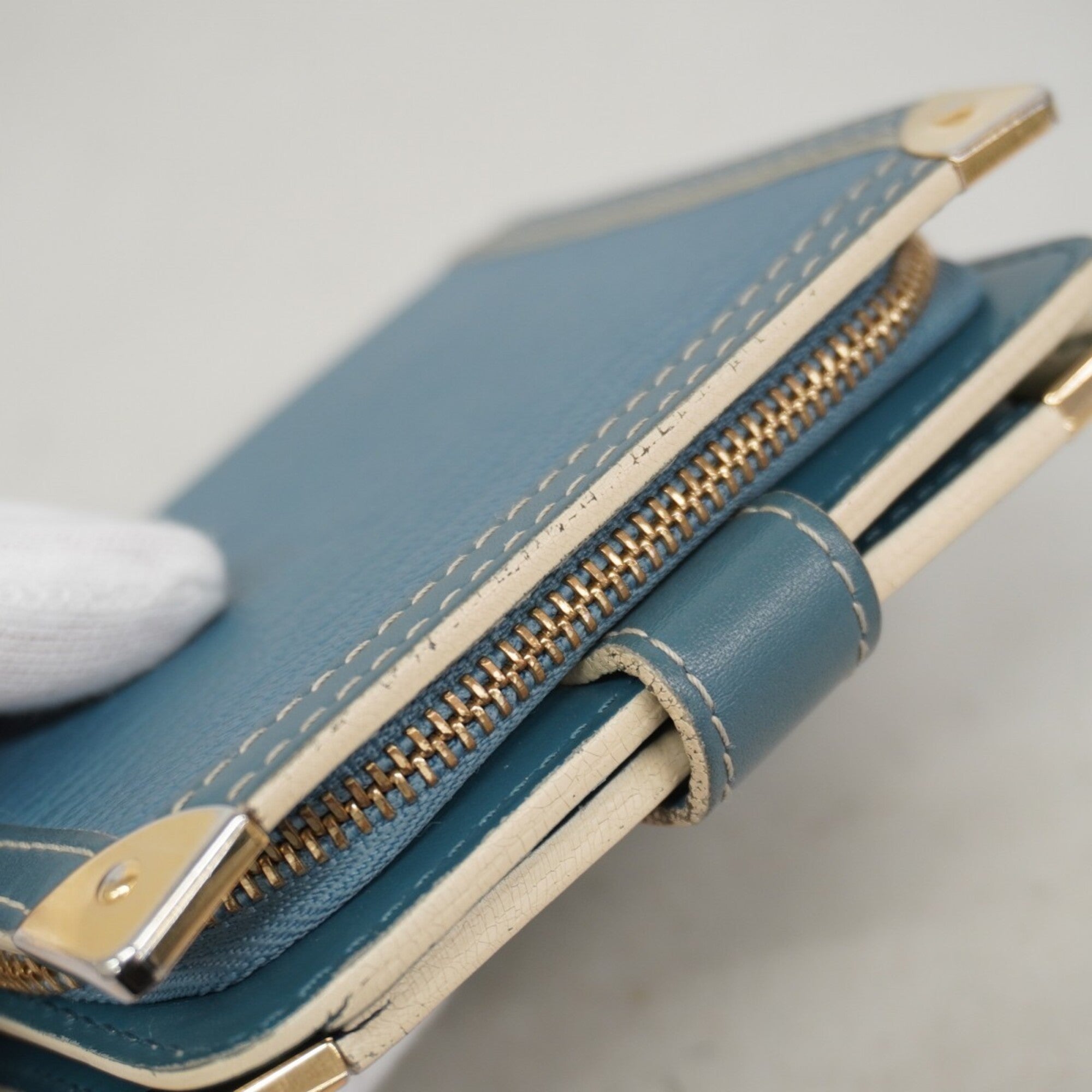 Louis Vuitton Blue Wallet (Bi-Fold) (Pre-Owned)