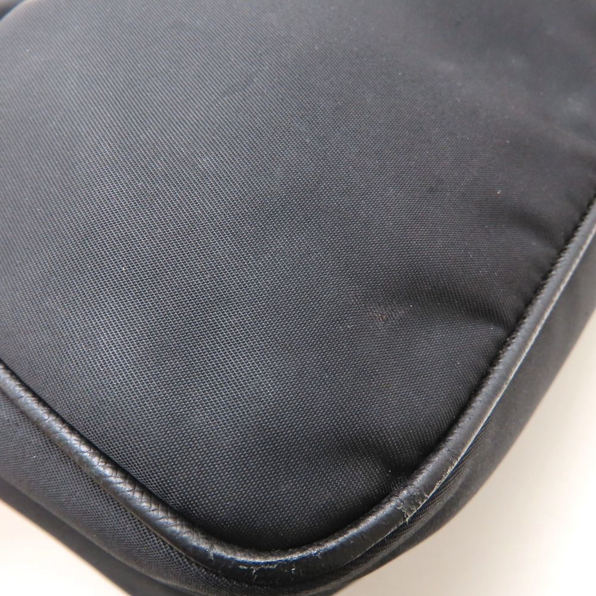 Prada Black Nero Nylon Shoulder Bag (Pre-Owned)