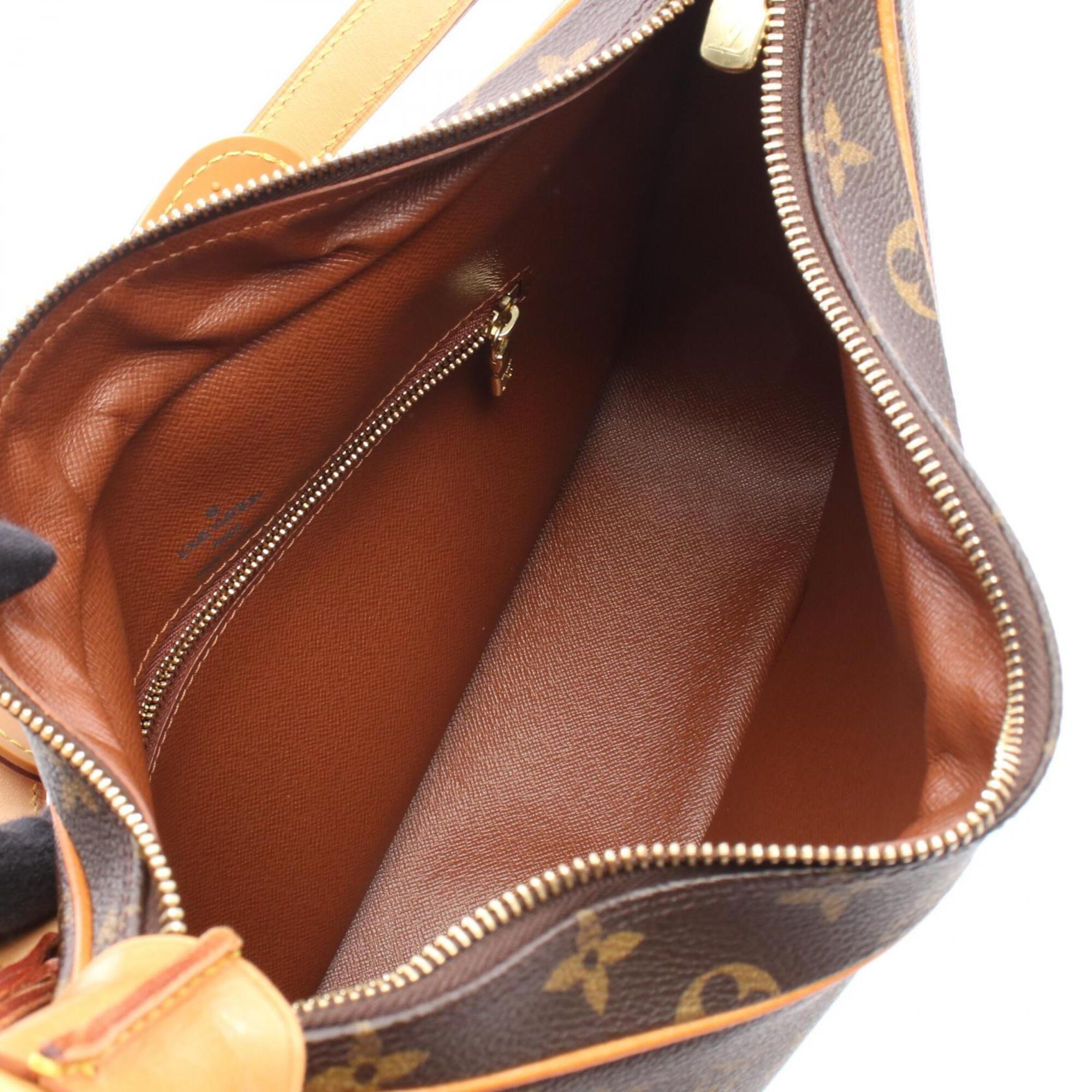 Louis Vuitton Brown Pvc Leather Handbag Shoulder Bag (Pre-Owned)