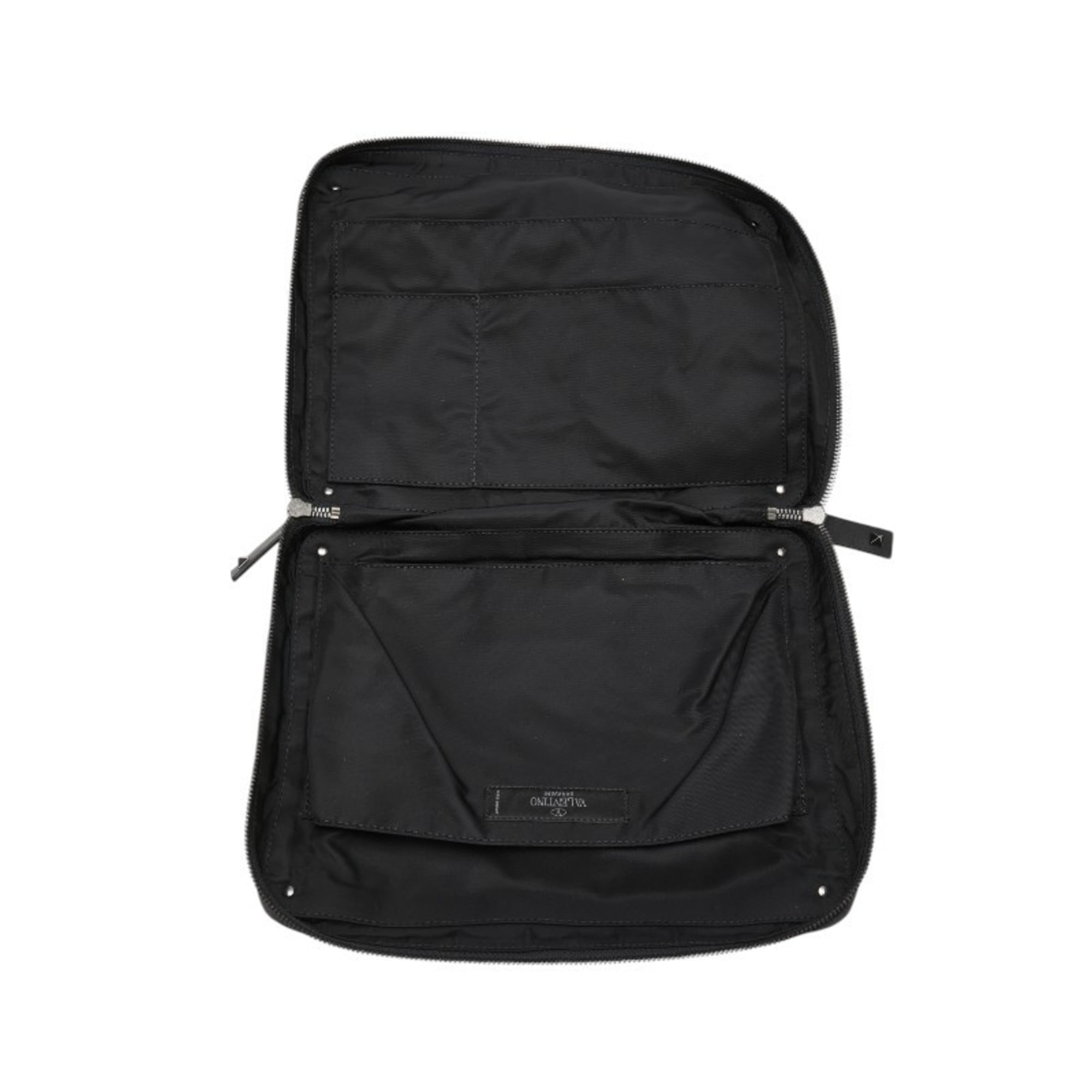 Valentino Black Nylon Clutch Bag (Pre-Owned)