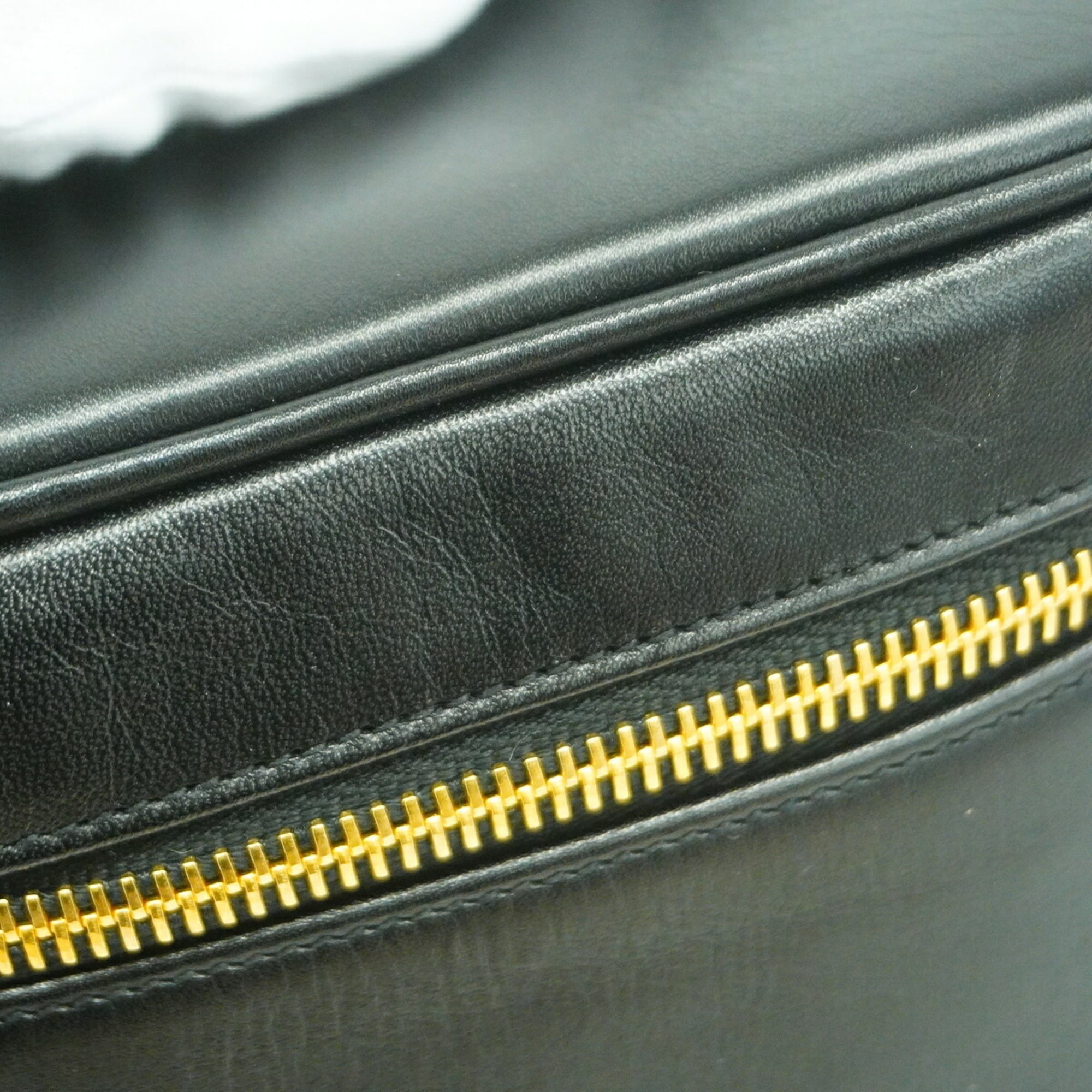 Chanel Black Leather Vanity Bag (Pre-Owned)