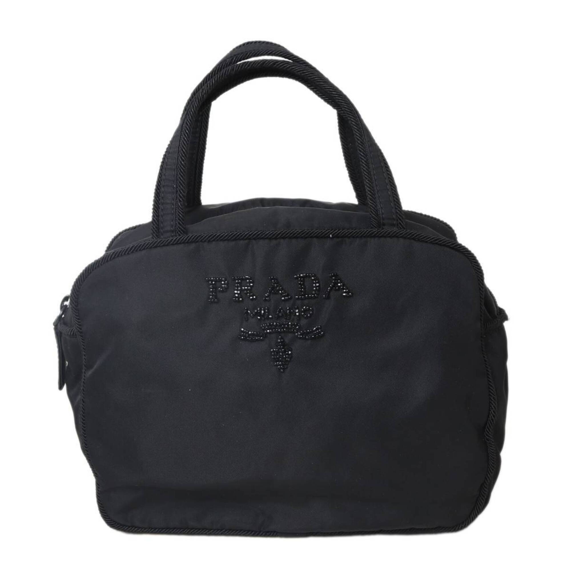 Prada Black Nylon Handbag (Pre-Owned)