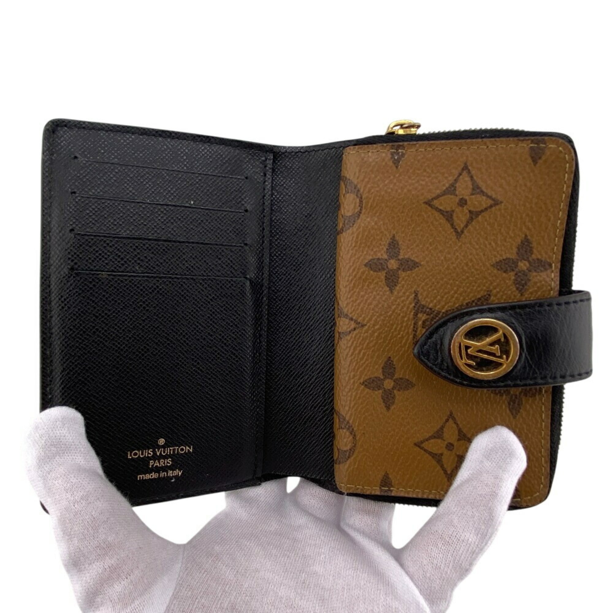 Louis Vuitton Brown Leather Wallet (Bi-Fold) (Pre-Owned)