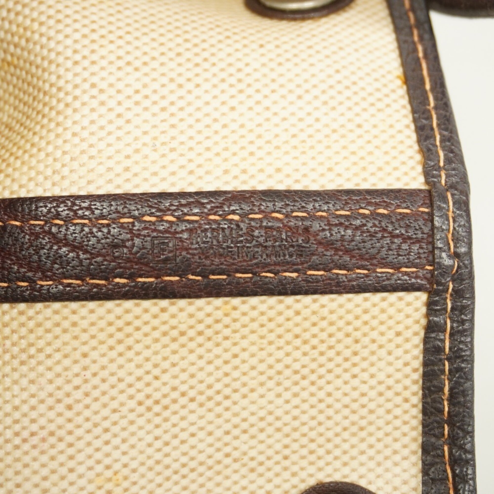 Hermes Brown Toile H Tote Bag (Pre-Owned)