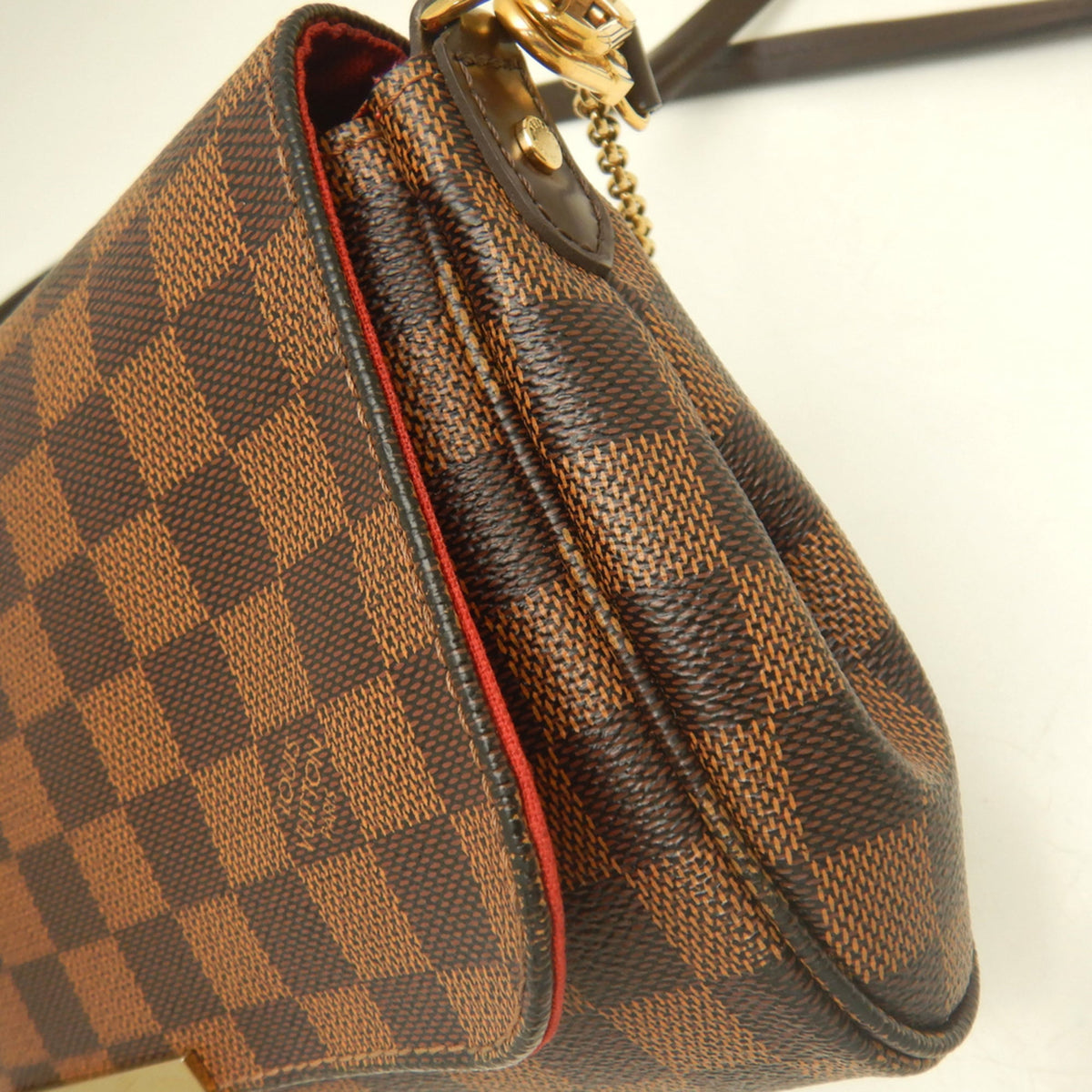 Louis Vuitton Ebene Damier Canvas Shoulder Bag (Pre-Owned)