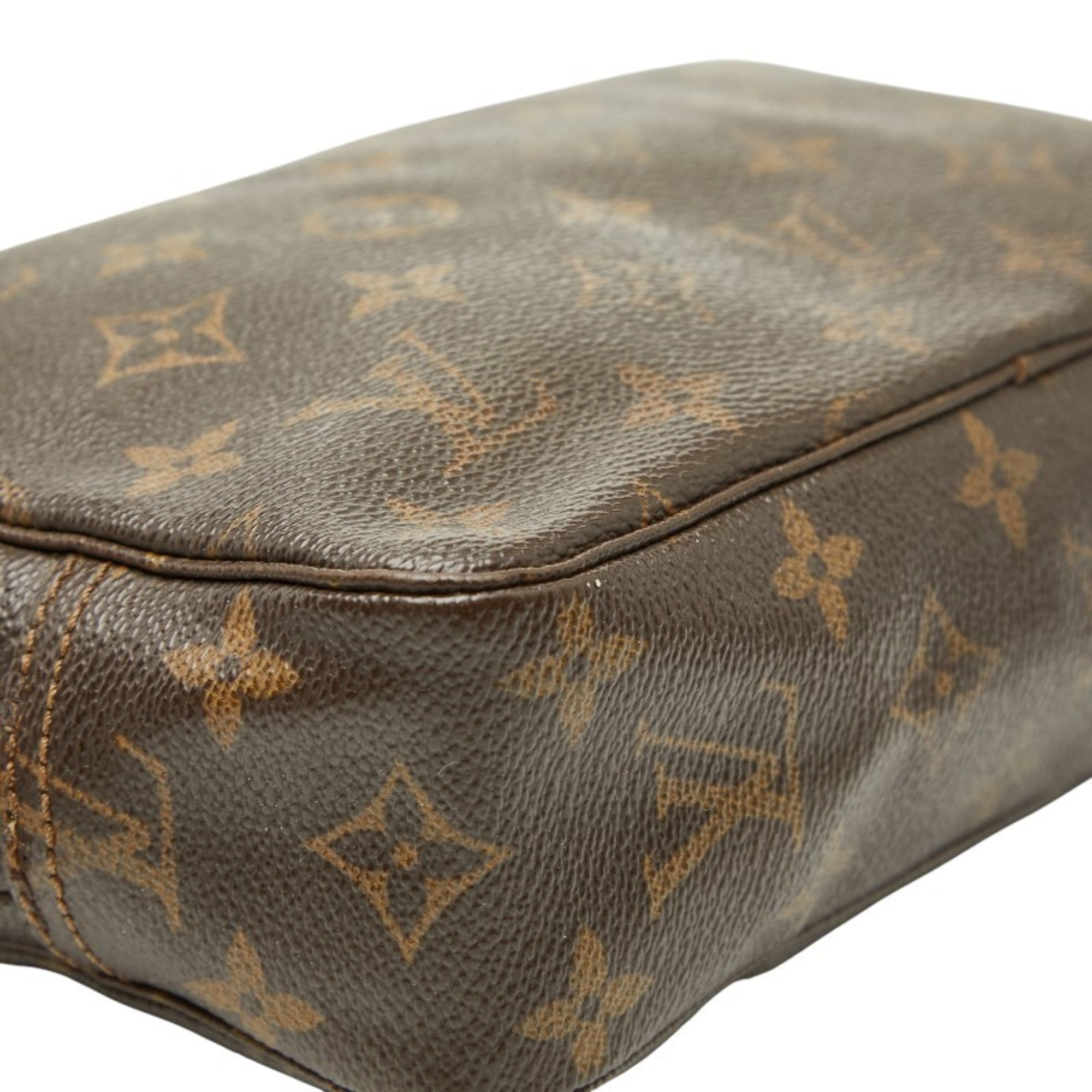 Louis Vuitton Monogram Brown Pvc Leather Pouch (Pre-Owned)