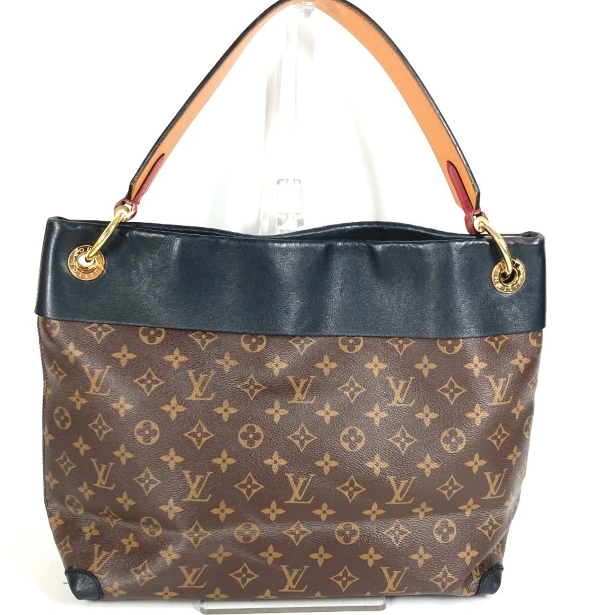 Louis Vuitton Black Brown Monogram Noir Monogram Shoulder Bag Tote Bag (Pre-Owned)