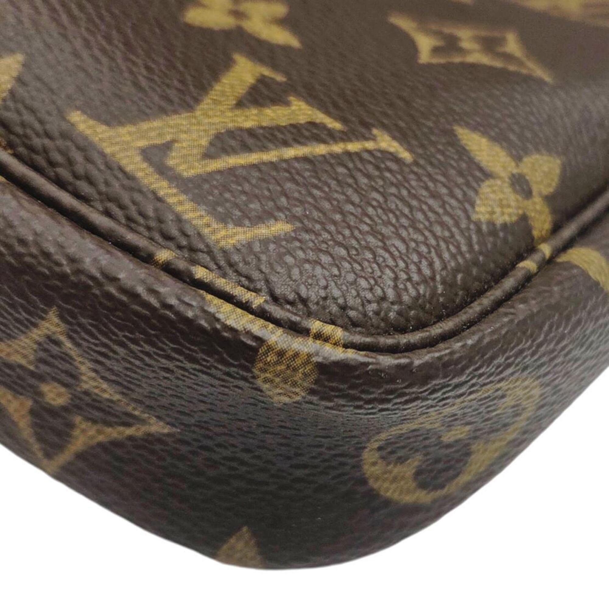 Louis Vuitton Brown Monogram Handbag Pochette Pouch (Pre-Owned)