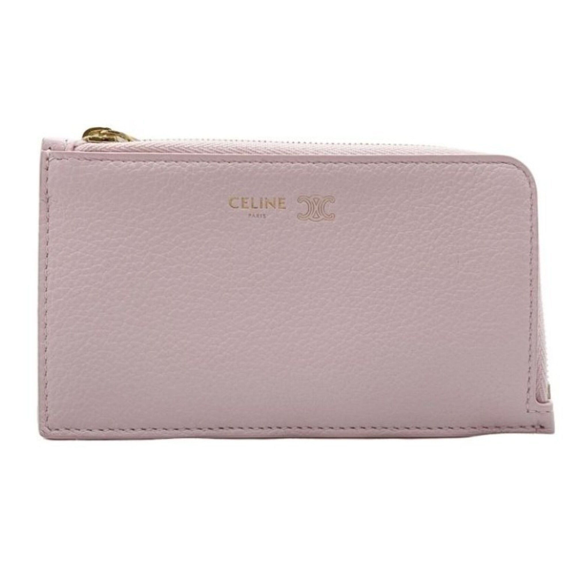 Celine Pink Leather Coin Purse/Coin Case (Pre-Owned)