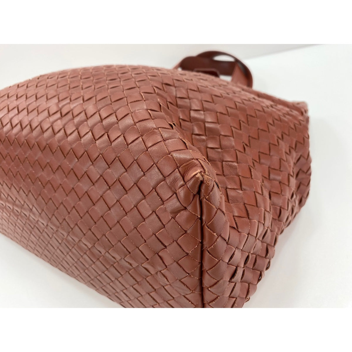 Bottega Veneta Red Color Tote Bag (Pre-Owned)