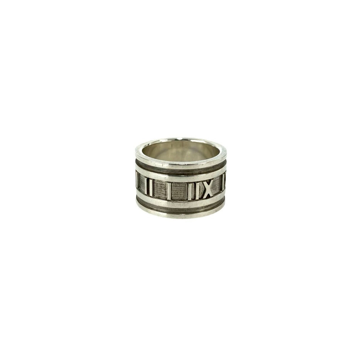 Tiffany Silver Silver 925 Band Ring (Pre-Owned)