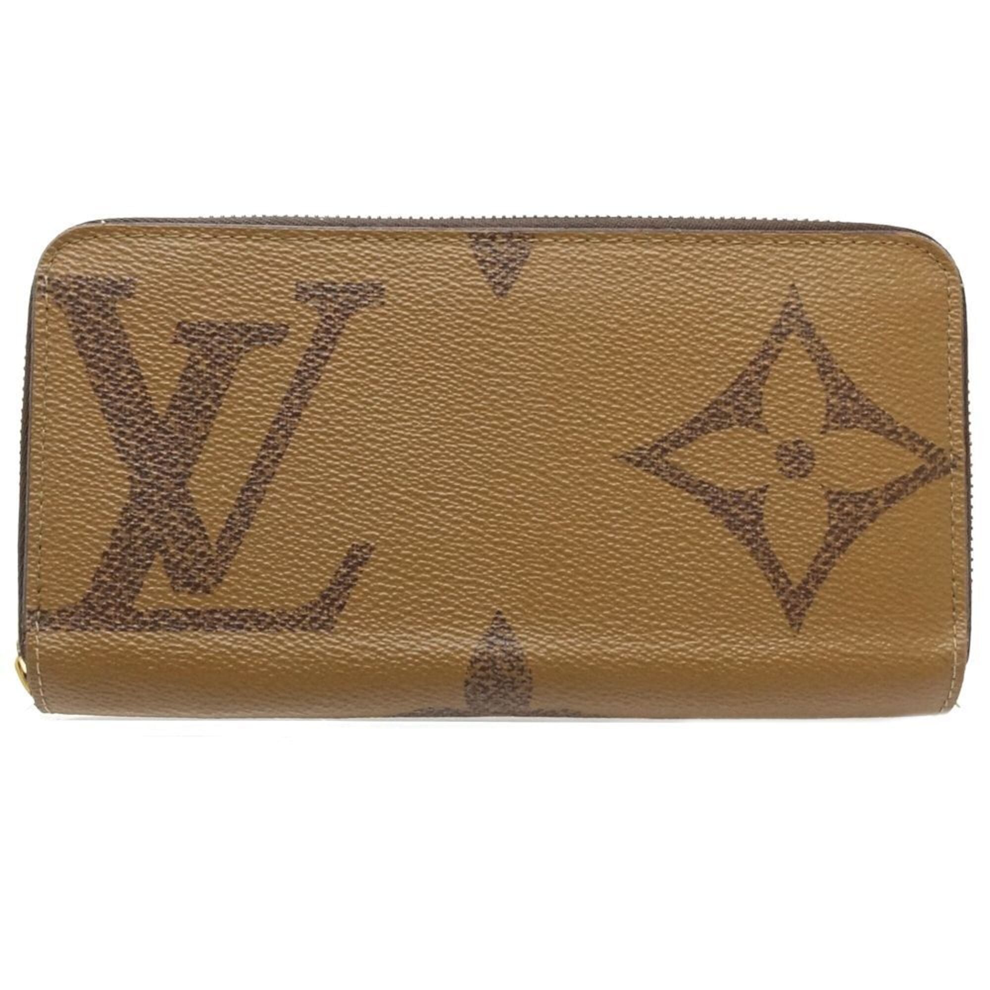 Louis Vuitton Brown Monogram Reverse Long Wallet (Bi-Fold) (Pre-Owned)