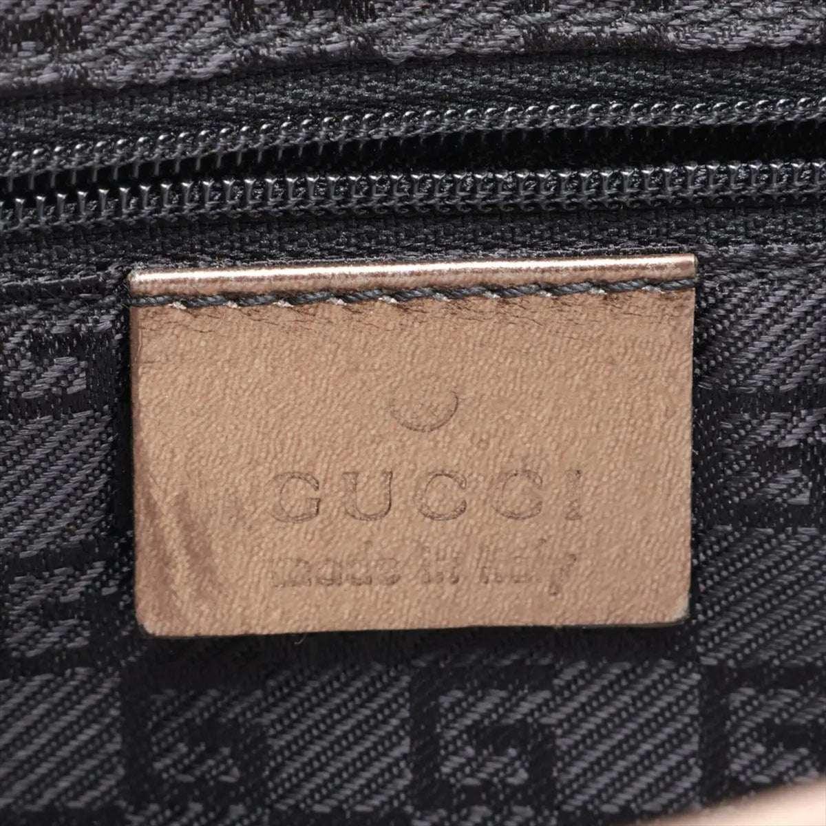 Gucci Gold Leather Handbag Shoulder Bag Tote Bag (Pre-Owned)